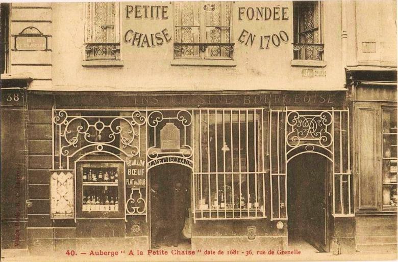5. A La Petite Chaise- Fransa