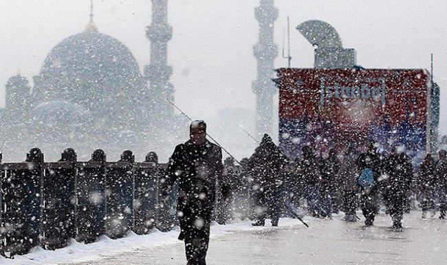 İstanbul’da rekor kar yağışı