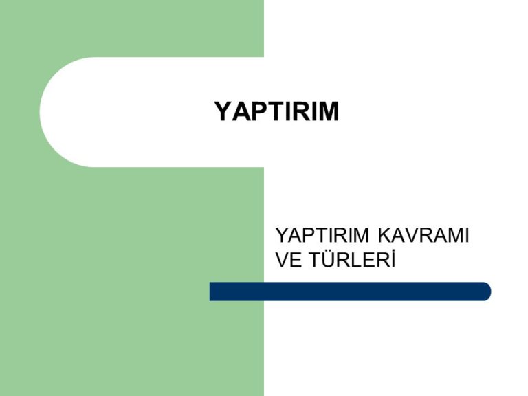 Yaptırım Türleri Nelerdir?