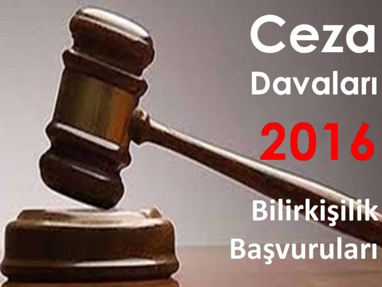 Ceza Davaları Nelerdir?