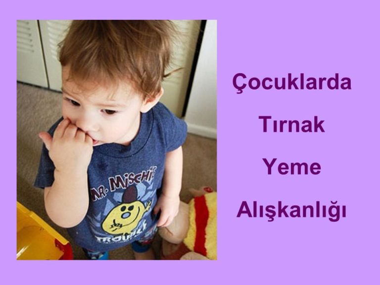 Çocuklarda Tırnak Yeme Davranışı