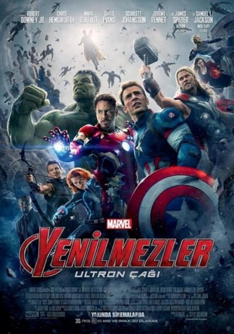 9. Yenilmezler Ultron Çağı Toplam İzleyici Sayısı: 1.284.365